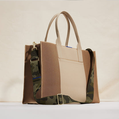 hover | Overlay:: Shown with The Classic Tote (sold separately.) | Alt::The Crossbody Strap in Spruce Camo, shown paired with The Classic Tote.