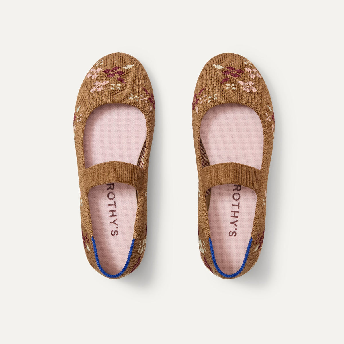 The Kids Mary Jane in Tawny Twig shown from the top.