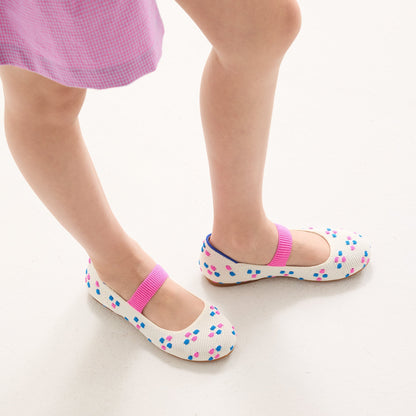 hover | Model wearing The Kids Mary Jane in Bubblegum Pop.
