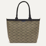 PLP |The Lightweight Zip Tote in Polar Zig Zag shown from the front.