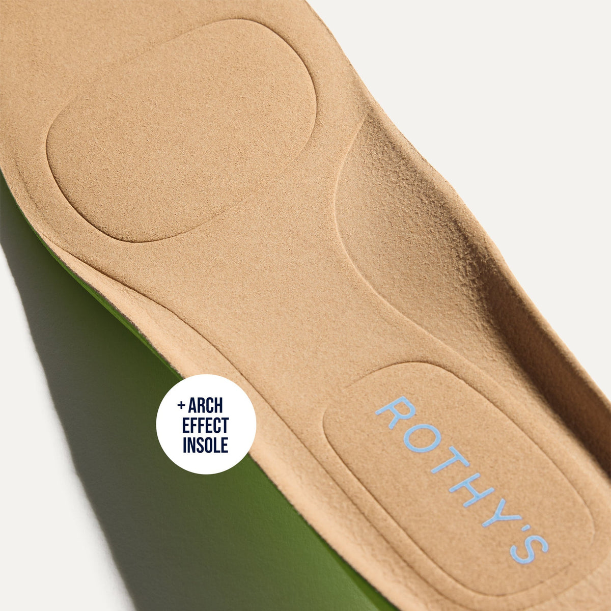 Close up of the Arch Effect Insole on The Daily Driver in Iron Herringbone.