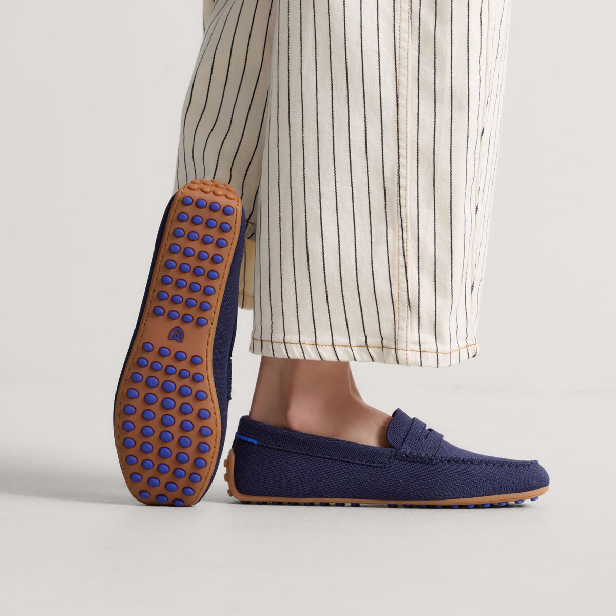hover | Model wearing The Daily Driver in Navy.