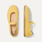 The Cruiser Mary Jane in Sunbeam Raffia-Knit shown from the top.