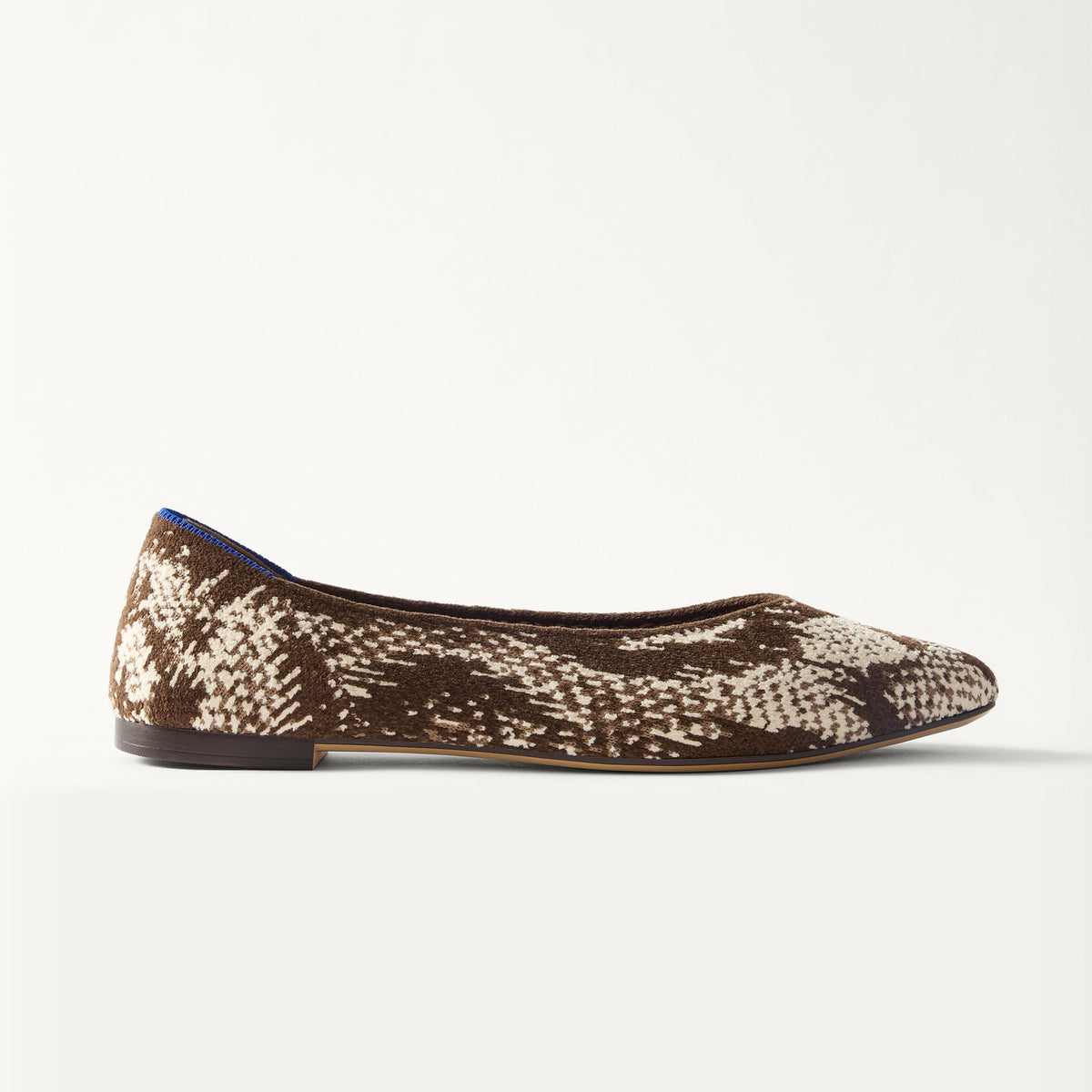 side | The Point III in ReVelvet Brown Python shown from the side.
