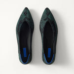 PDP | The Point III in ReVelvet Evergreen Python shown from the top.