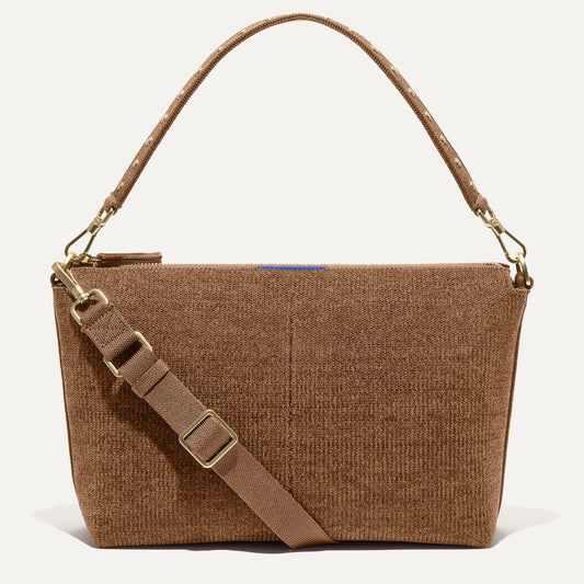 PDP | The Daily Crossbody in Revelvet™ Cinnamon shown from the front.