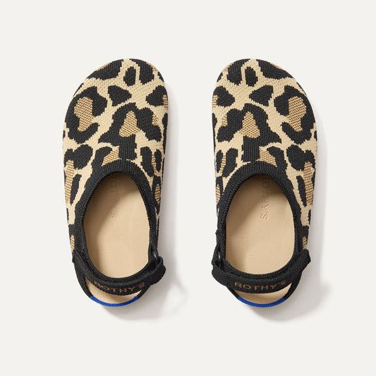 The Kids Clog in Desert Cat shown from the top.