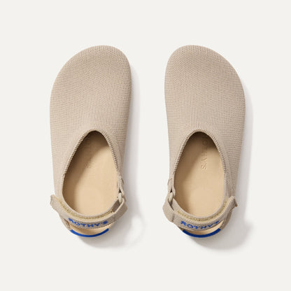 The Kids Clog in Dove shown from the top.