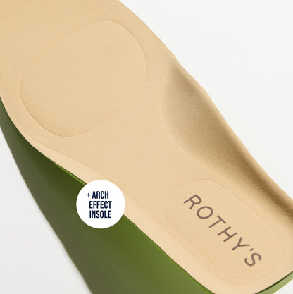 Close up of the Arch Effect Insole on The Men's Daily Driver in Brown Camo.