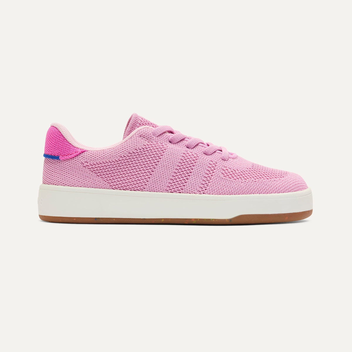 side | The Kids Stretch Sneaker in Bubble Pop shown from the side.