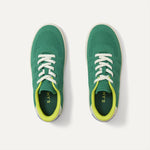 The Kids Stretch Sneaker in Emerald Pop shown from the top.